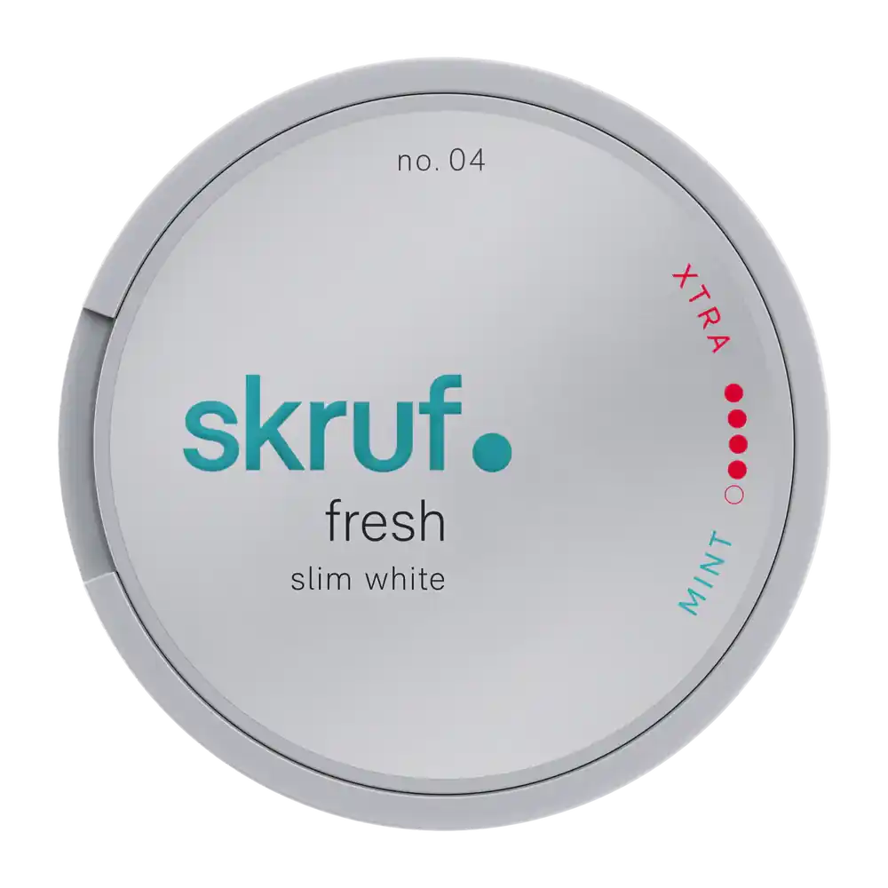 Skruf Xtra Strong White Fresh Slim No. 04